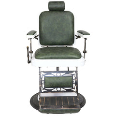 JOIKEN - CHICAGO BARBER CHAIR - GREEN - Luna Beauty Supplies