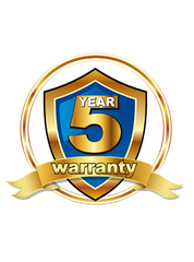 5 Year Warranty Icon