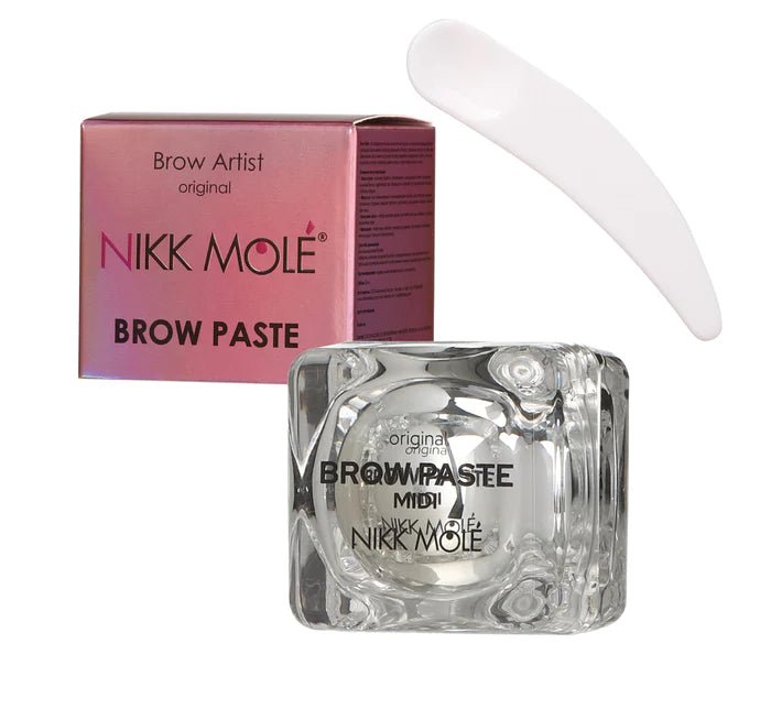 NIKK MOLE - BROW PASTE WHITE (30g) - Luna Beauty Supplies