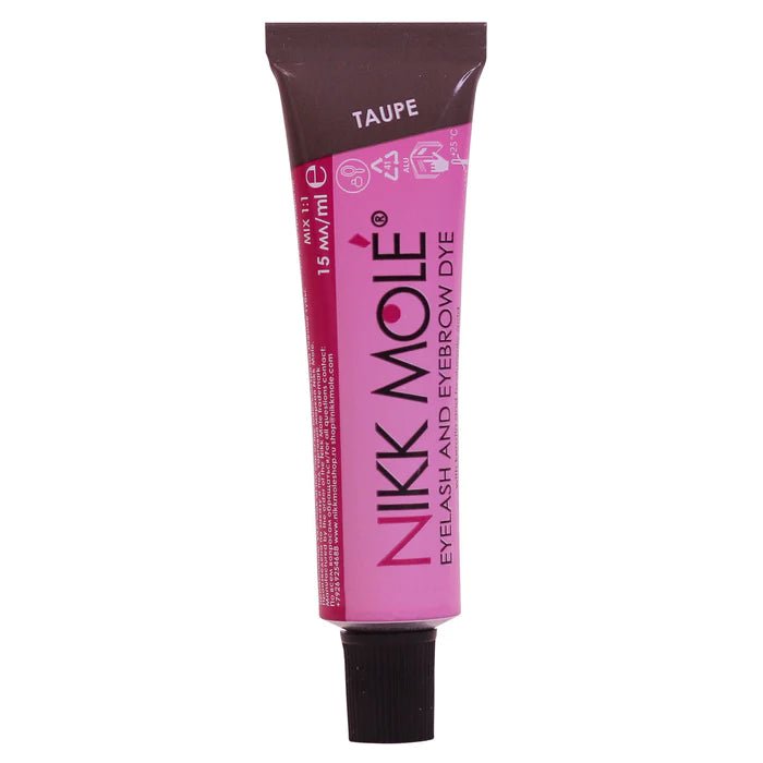 NIKK MOLE - BROW & LASH PERMANENT DYE - TAUPE - Luna Beauty Supplies
