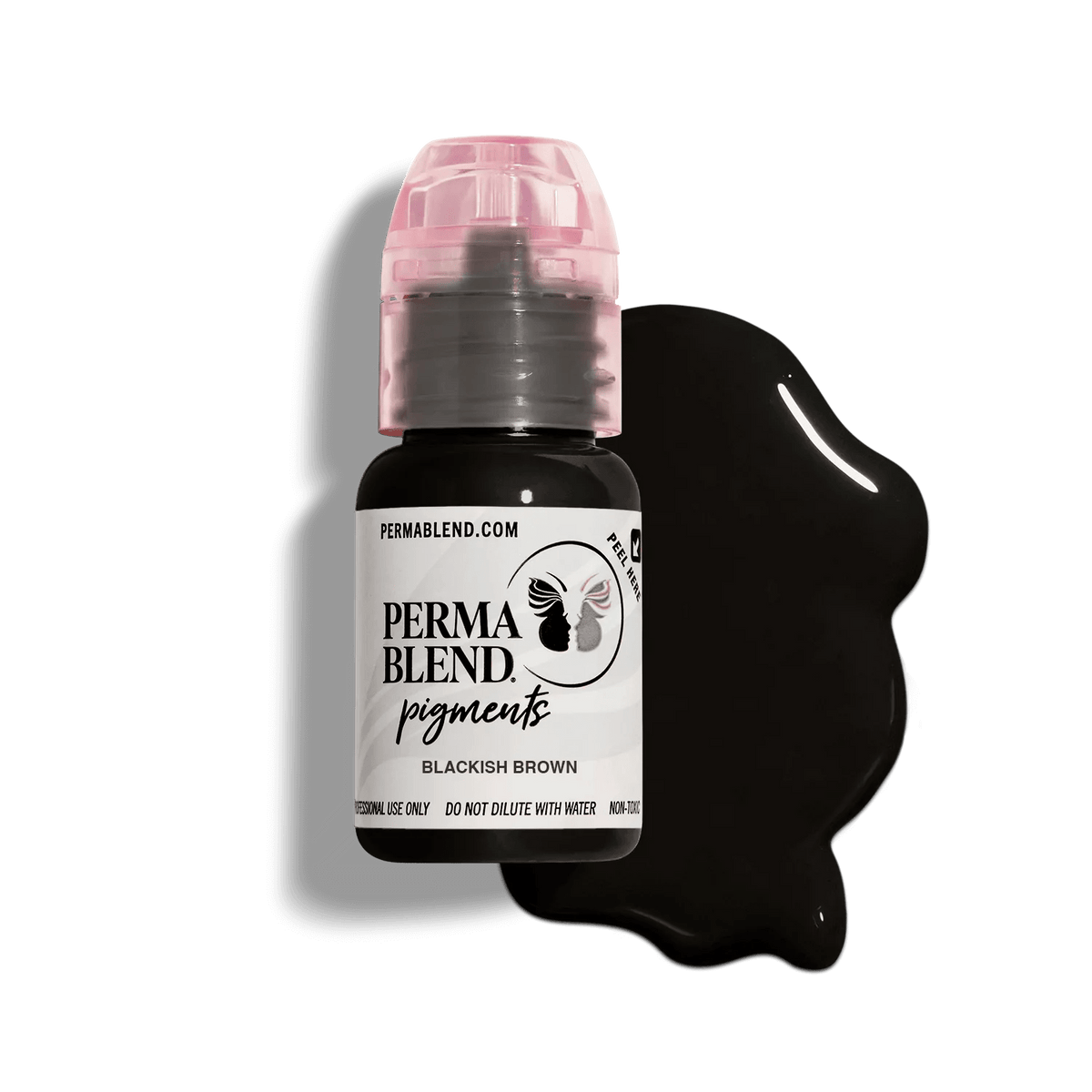 PERMA BLEND BROW PIGMENT - BLACKISH BROWN (15ml) - Luna Beauty Supplies