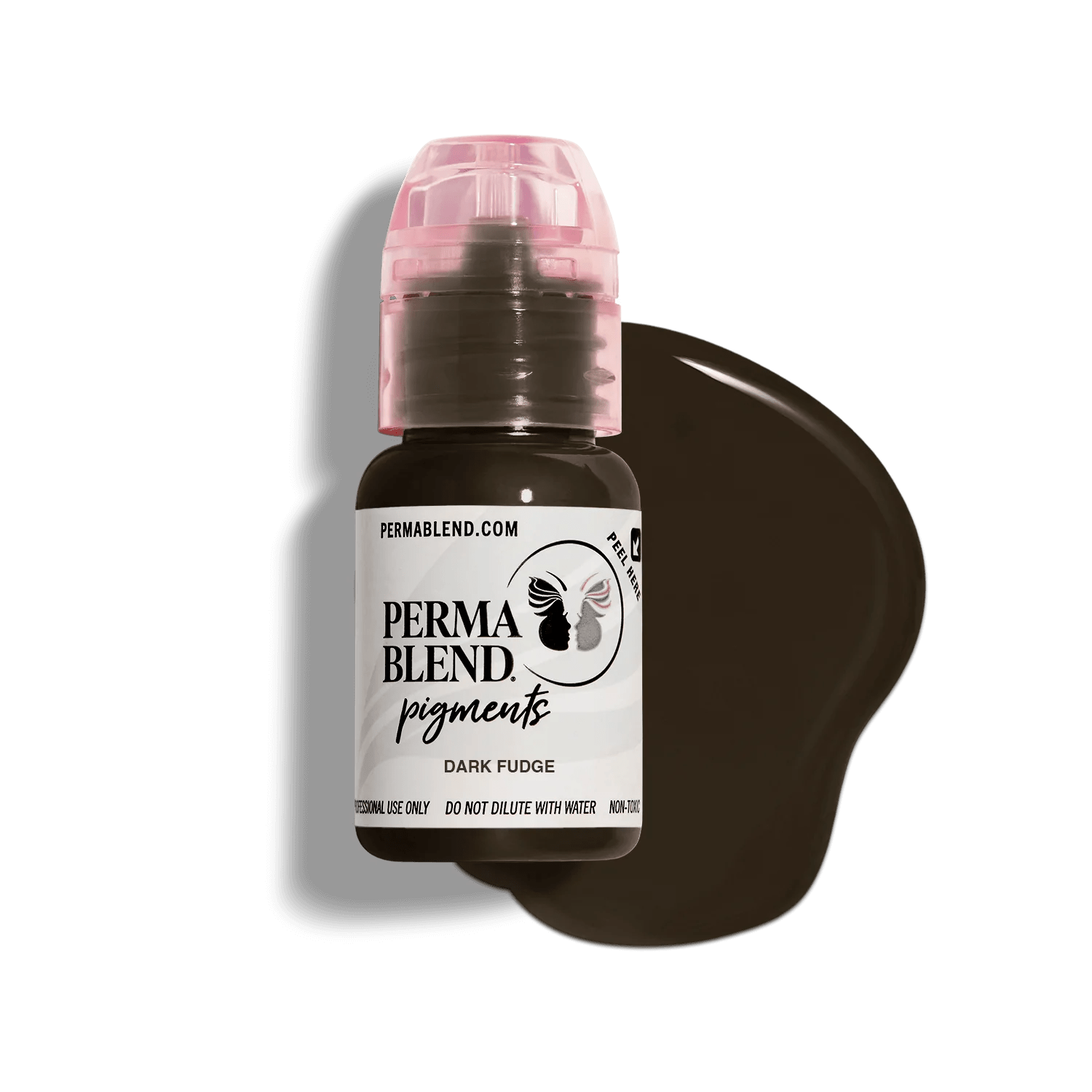 PERMA BLEND BROW PIGMENT - DARK FUDGE (15ml) - Luna Beauty Supplies