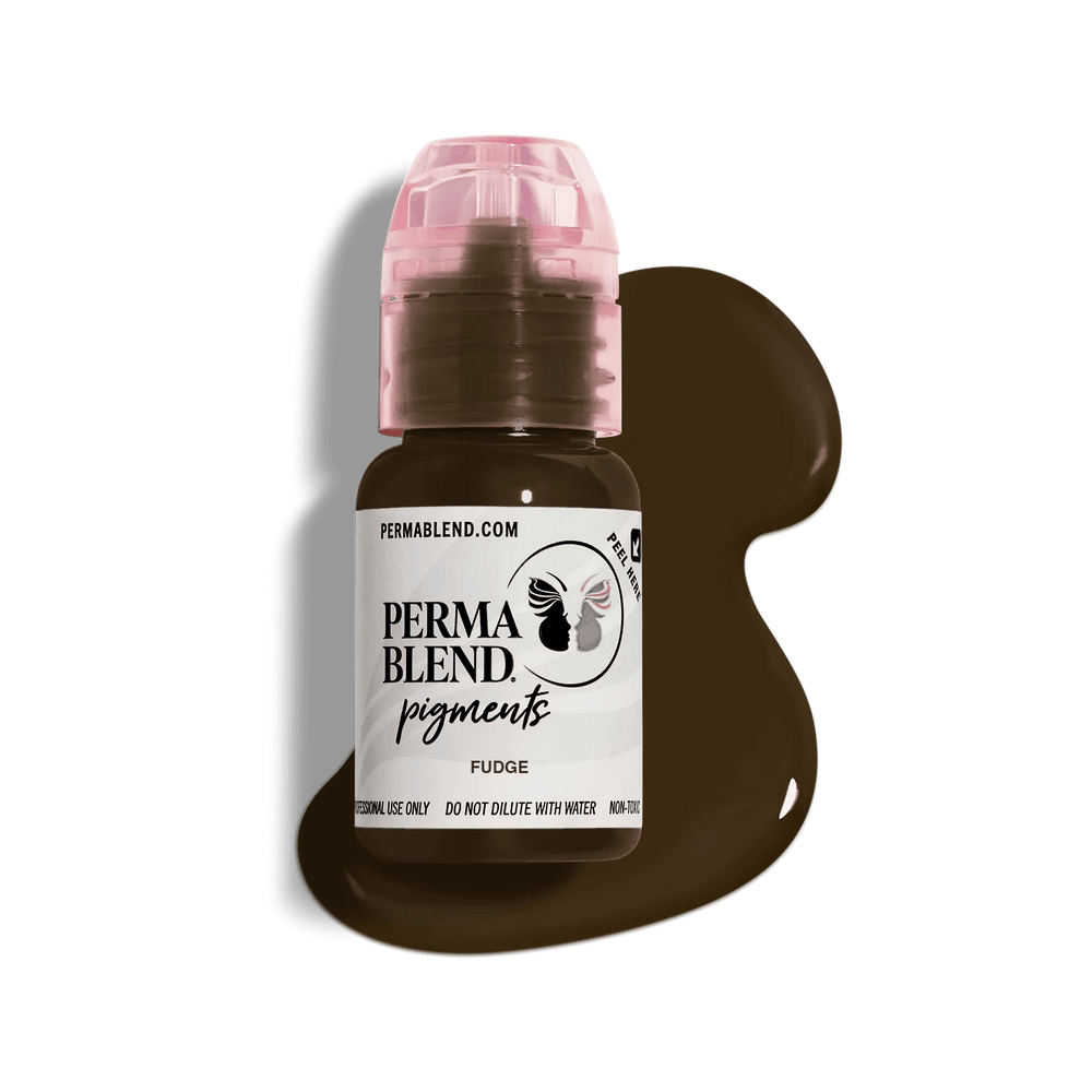 PERMA BLEND BROW PIGMENT - FUDGE (15ml) - Luna Beauty Supplies