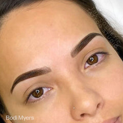 PERMA BLEND BROW PIGMENT - DARKEST BROWN RESULTS