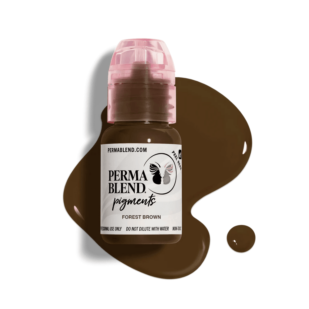 PERMA BLEND BROW PIGMENT - FOREST BROWN (15ml) - Luna Beauty Supplies