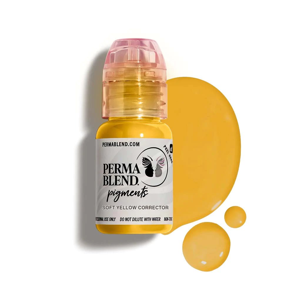 PERMA BLEND - SOFT YELLOW CORRECTOR (15ml) - Luna Beauty Supplies