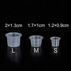 INK/PIGMENT CUPS - (50pcs) - Luna Beauty Supplies