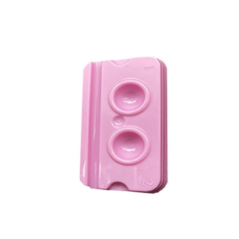 PINK DENTAL WELLS - 2 WELLS (50pcs) - Luna Beauty Supplies