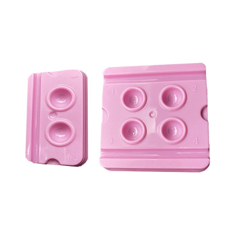 PINK DENTAL WELLS - 2 WELLS (50pcs) - Luna Beauty Supplies