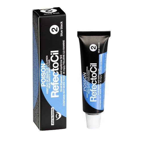 REFECTOCIL - LASH & BROW TINT - 2 BLUE BLACK - Luna Beauty Supplies