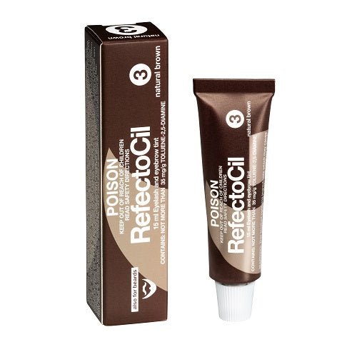 REFECTOCIL - LASH & BROW TINT - 3 NATURAL BROWN - Luna Beauty Supplies