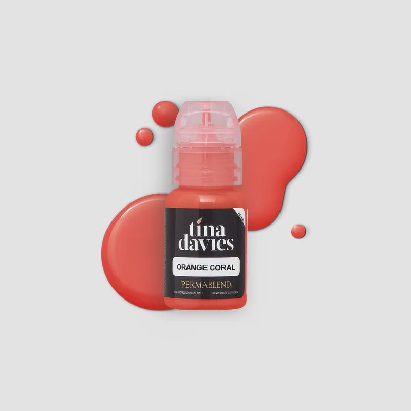 TINA DAVIES - LIP PIGMENT - ORANGE CORAL - Luna Beauty Supplies