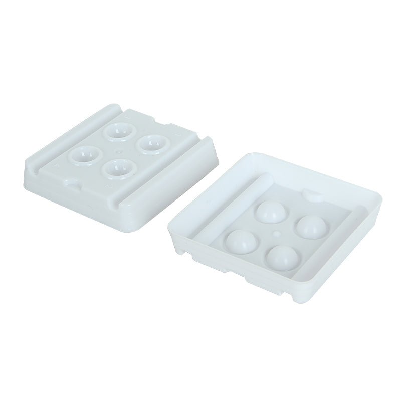 WHITE DENTAL WELLS - 4 WELLS (50pcs) - Luna Beauty Supplies