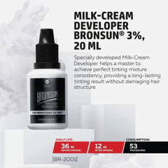 BRONSUN - MILK-CREAM DEVELOPER 3% - Luna Beauty Supplies