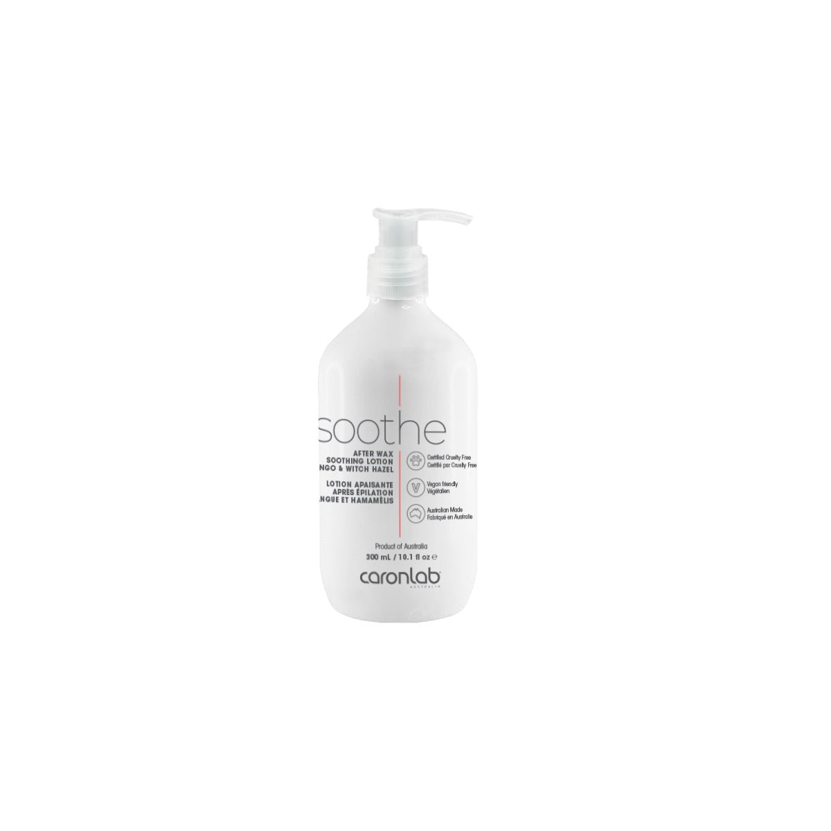 CARONLAB - AFTER WAX SOOTHING LOTION - MANGO & WITCH HAZEL (300ml) - Luna Beauty Supplies