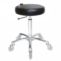 JOIKEN - BLACK TURBO STOOL (Choose Wheels) - Luna Beauty Supplies